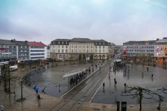 Königsplatz im Regen